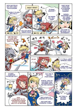 Illustration for article titled Learn About Soul Calibur IV From A Cute Manga